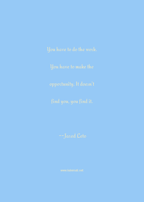 Jared Leto Quotes Thoughts And Sayings Jared Leto Quote Pictures