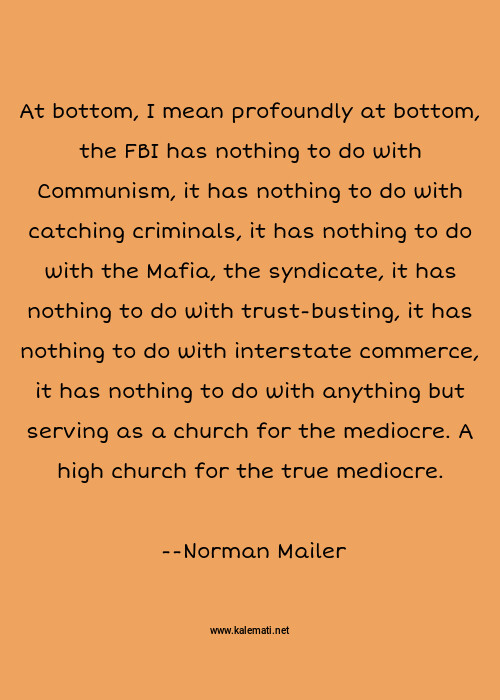 Norman Mailer Quotes - Thoughts and Sayings | Norman Mailer Quote Pictures