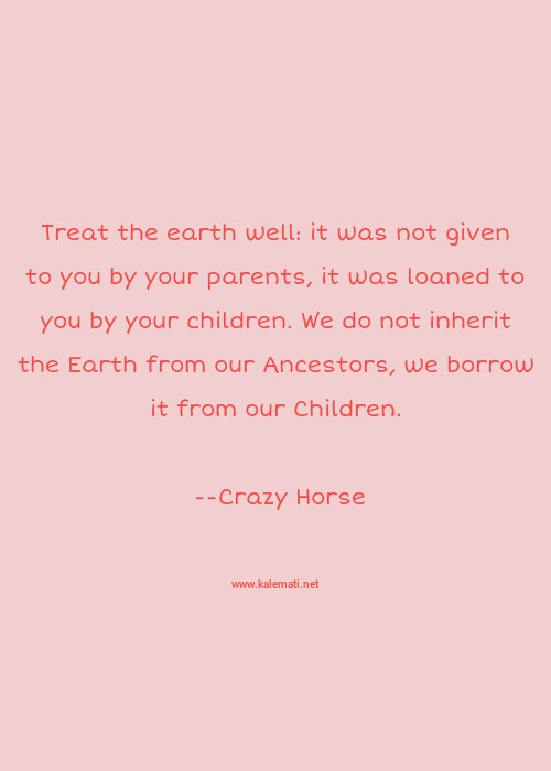 Crazy Horse Quotes Thoughts And Sayings Crazy Horse Quote Pictures