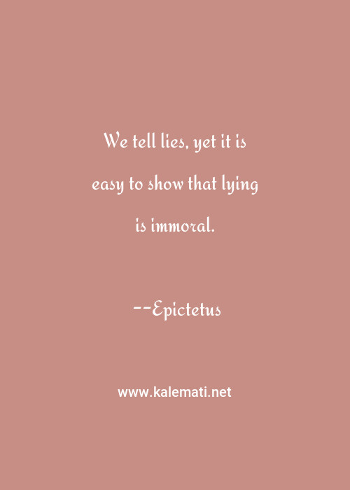 Lies qoute about Lies And